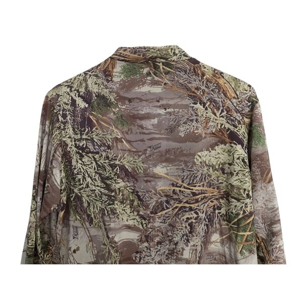 Women's - Cabela's Camo Long Sleeve Quarter Zip Top, Size Medium - Picture 6 of 8